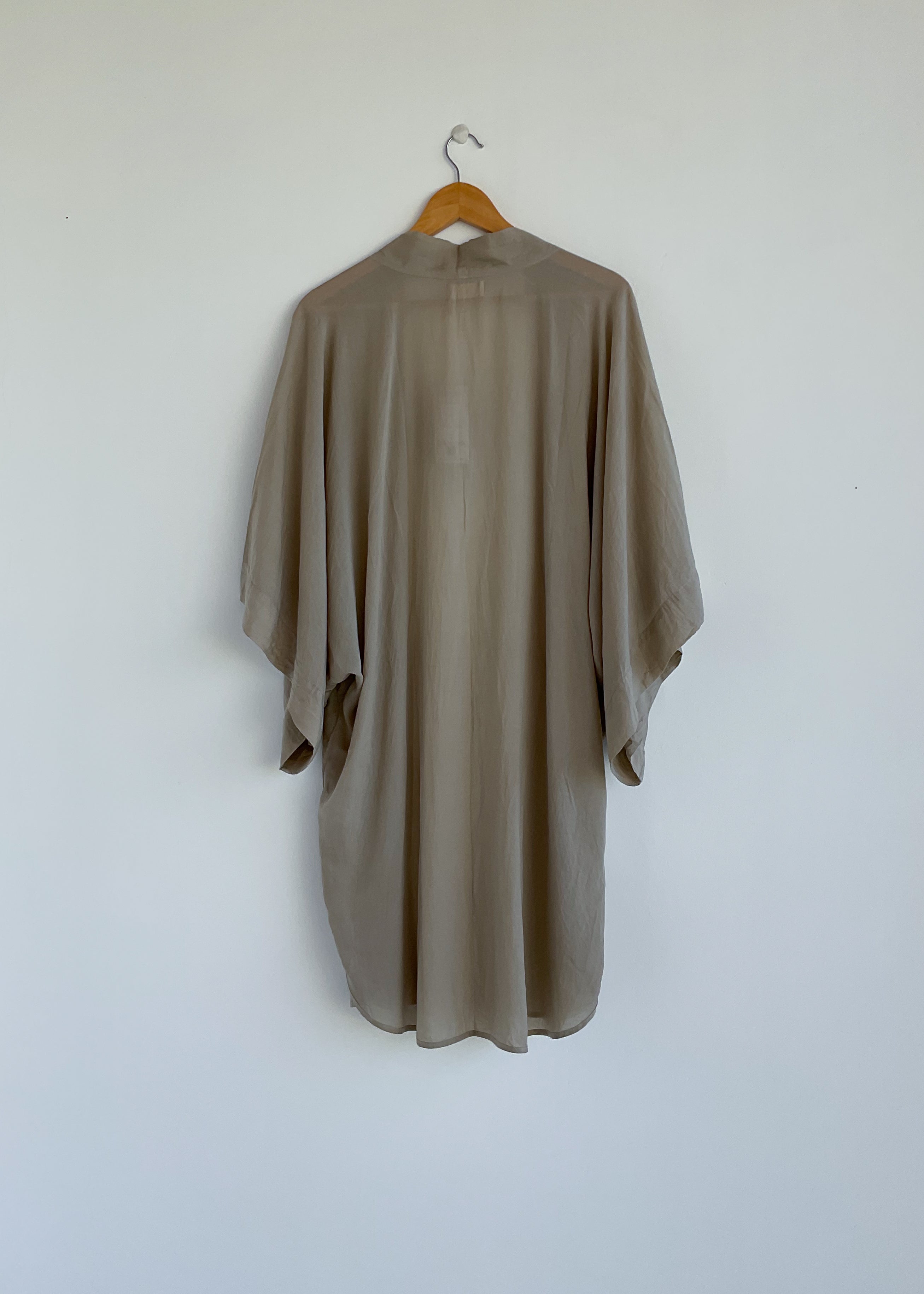 plant dyed kimono, kimono jacket
